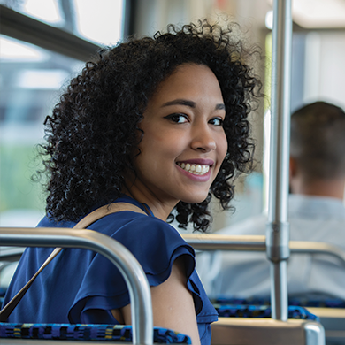 Inland Empire bus headed to health services