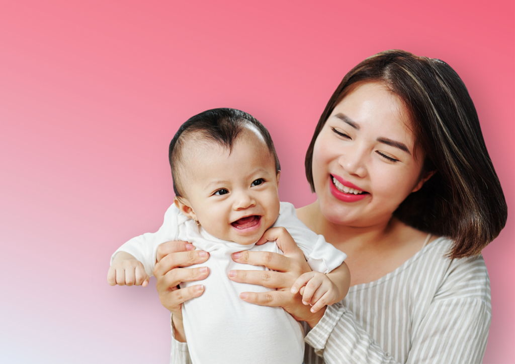 Smiling doctor with child patient